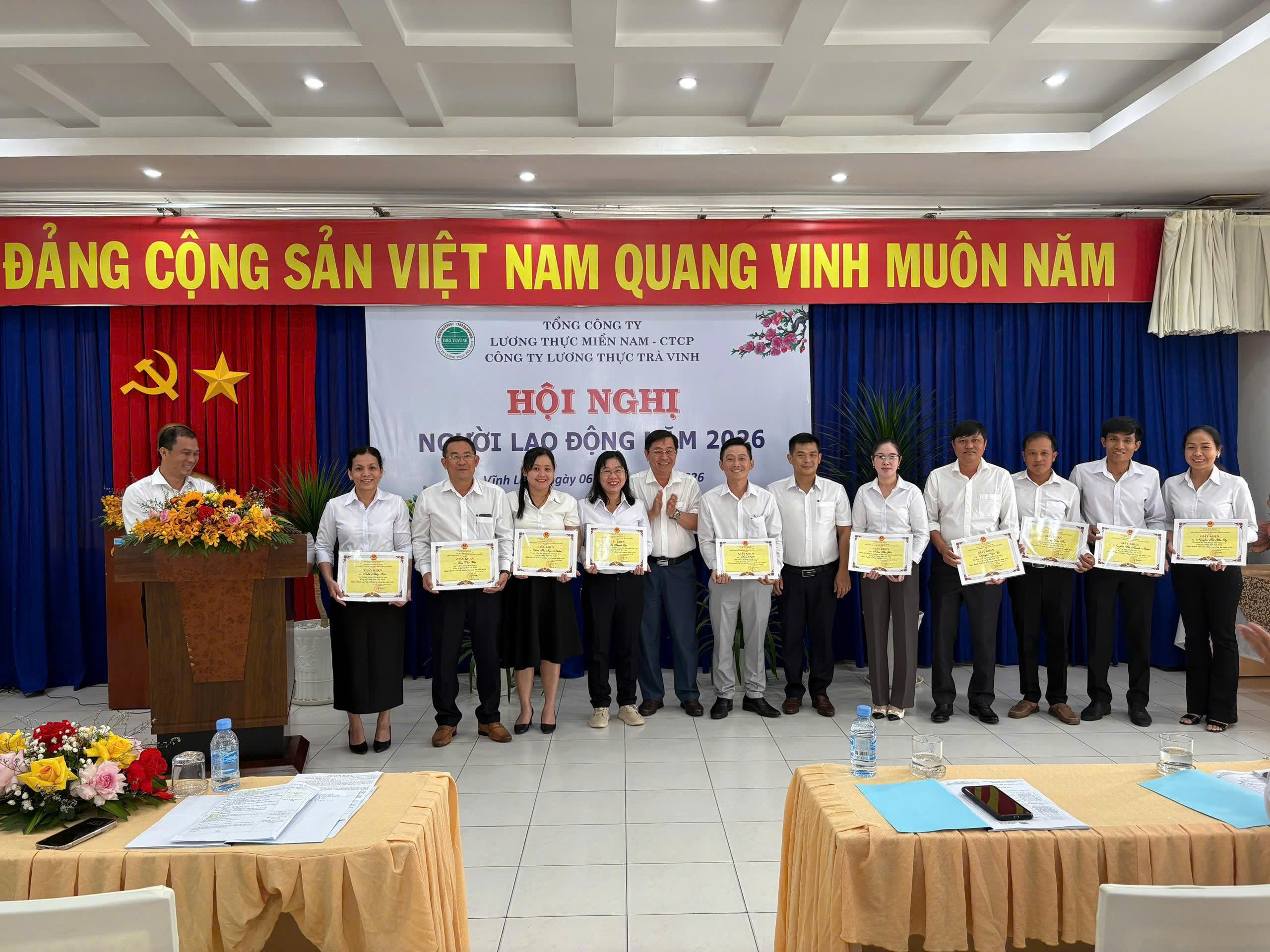 HỘI NGHỊ NGƯỜI LAO ĐỘNG CÔNG TY LƯƠNG THỰC TRÀ VINH NĂM 2026